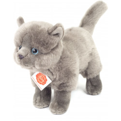 Teddy-Hermann - Kartäuser Katze stehend 20 cm