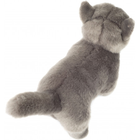 Teddy-Hermann - Kartäuser Katze stehend 20 cm