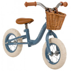 Vintage Balance Bike, 10 Zoll, blau