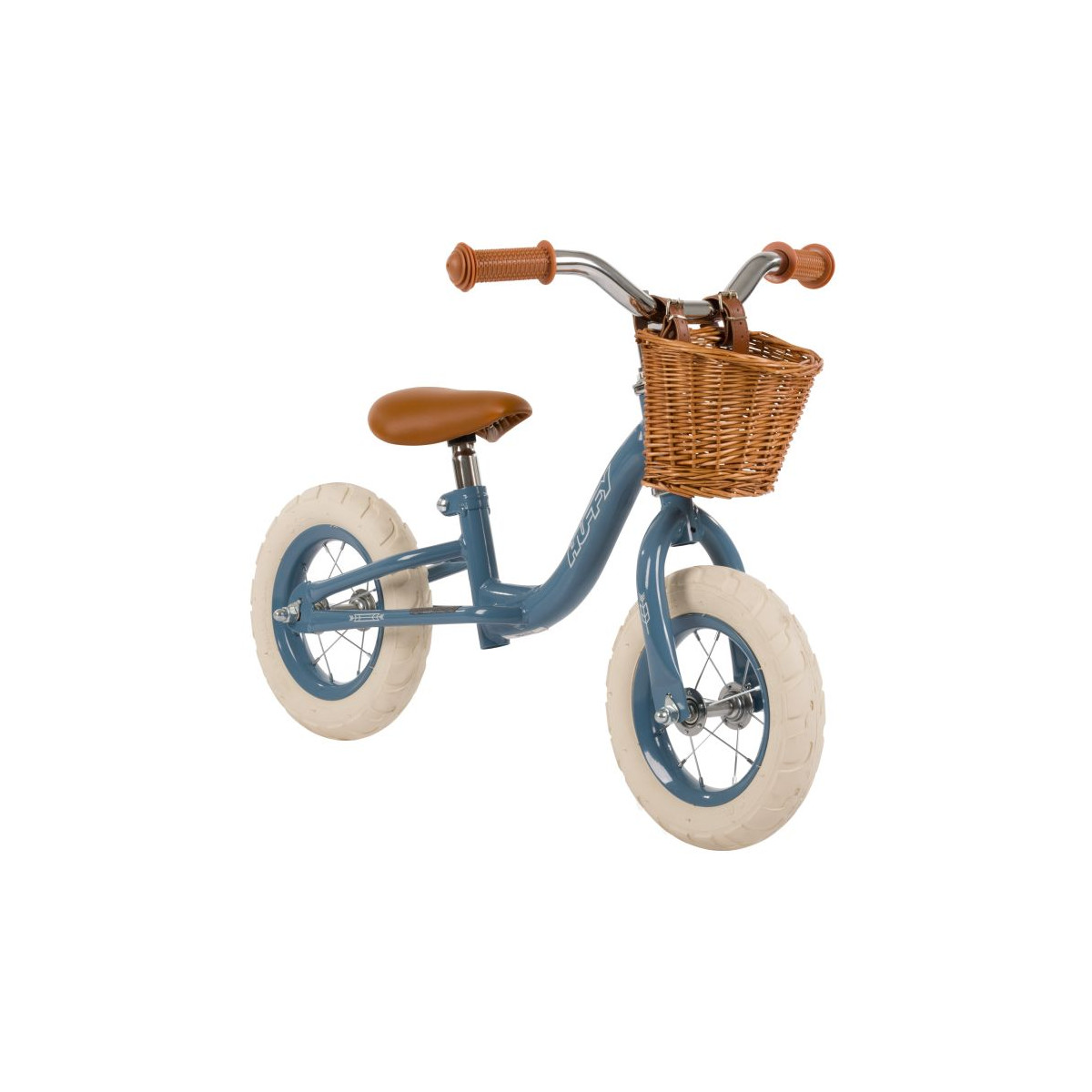 Vintage Balance Bike, 10 Zoll, blau
