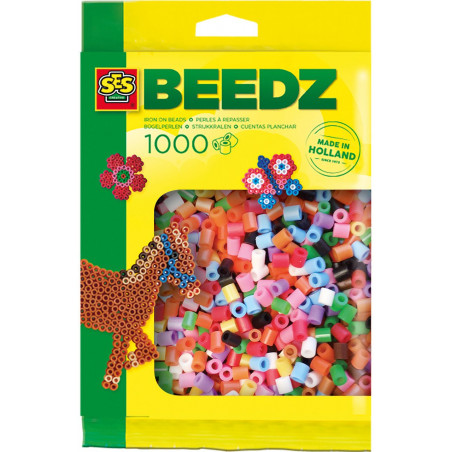 SES Creative - Bügelperlen 1000 Stück Basic Mix SES Creative - Bügelperlen 1000 Stück Basic Mix