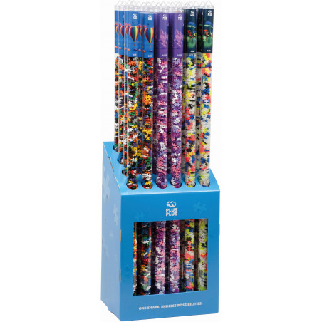 Plus-Plus - Display 520 Kreativ Bausteine Glow 1m