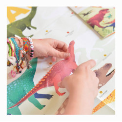 Poppik - Sticker Lernposter Dinosaurier Poppik - Sticker Lernposter Dinosaurier