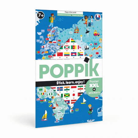 Poppik - Lernposter Flaggen der Welt