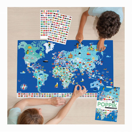 Poppik - Lernposter Flaggen der Welt