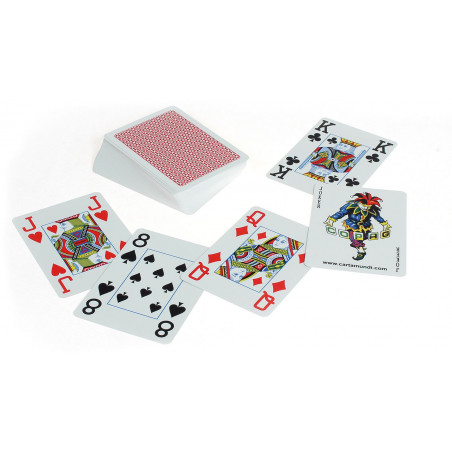 ASS Altenburger Spielkarten - Copag 100% Plastik Poker Jumbo Index rot ASS Altenburger Spielkarten - Copag 100% Plastik Poker Jumbo Index rot