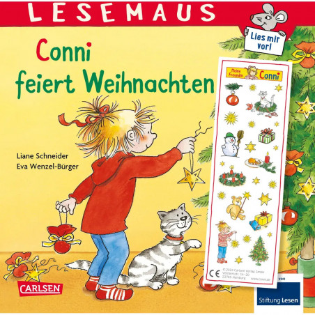 LESEMAUS 58: Conni feiert Weihnachten