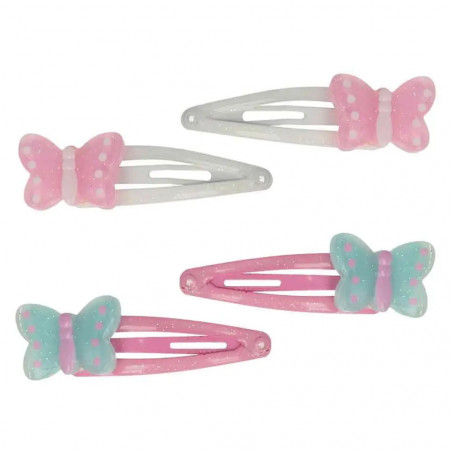 CC-Clips Schmetterling 2tlg 4cm 2 Farben (6)