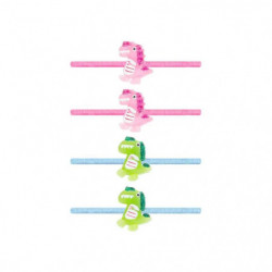 Haargummis Dino 2tlg 2 Farben (6)