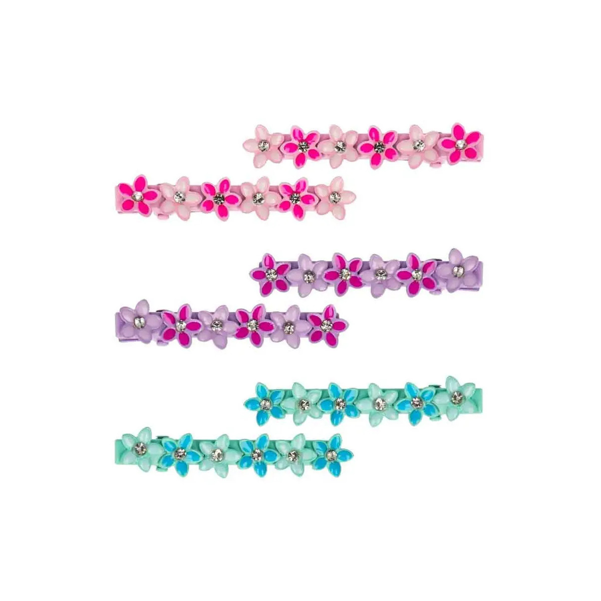 Haarnadeln Blumen 2tlg 5cm 3 Farben (6)