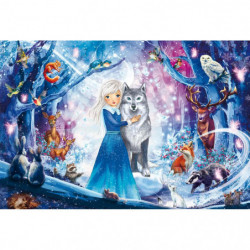 KIPU100T.Prinzessin im Winterwald