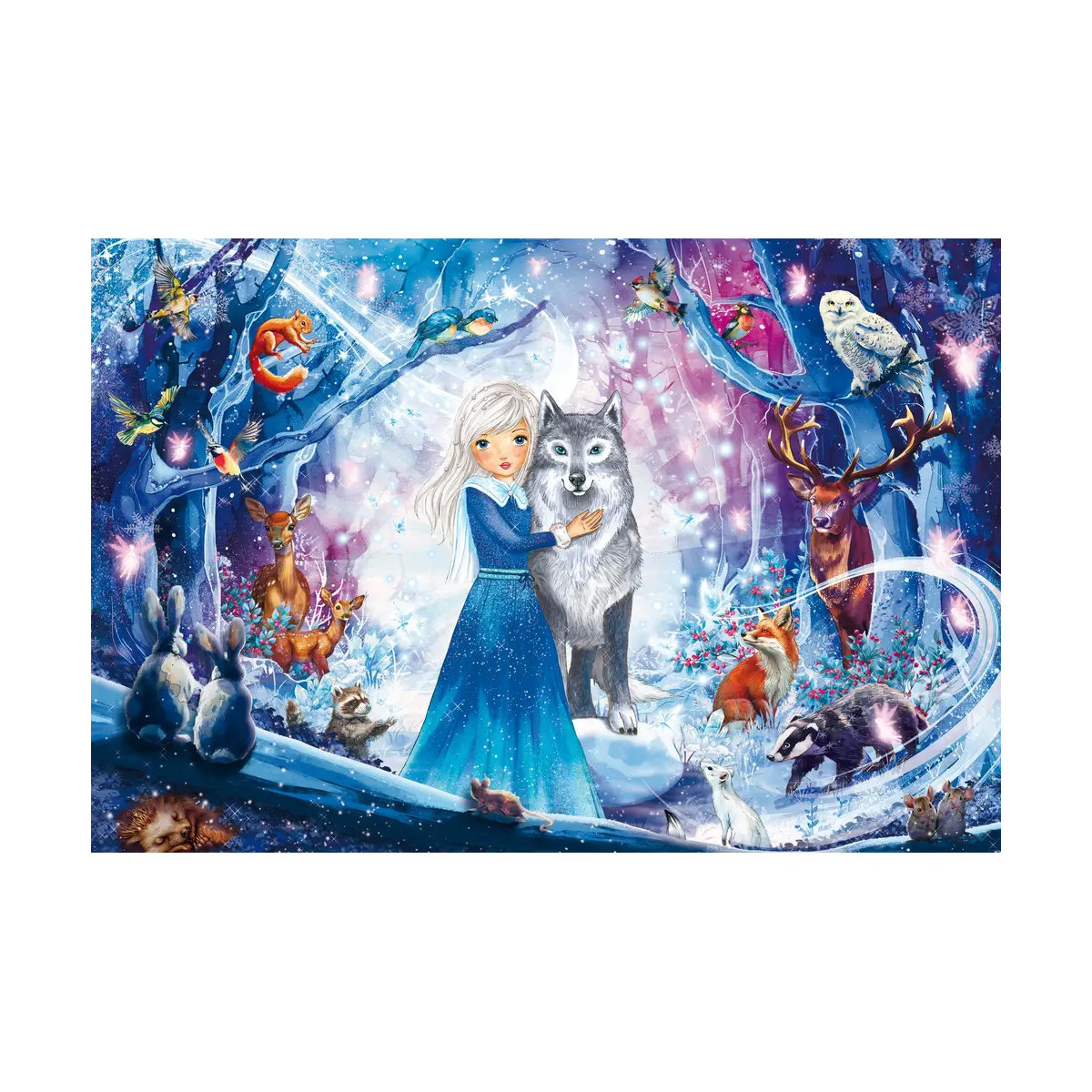 KIPU100T.Prinzessin im Winterwald