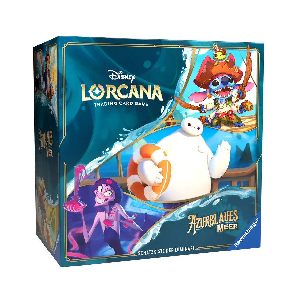 Disney Lorcana Trading Card Game: Azurblaues Meer - Schatzkiste der Luminari (Deutsch)