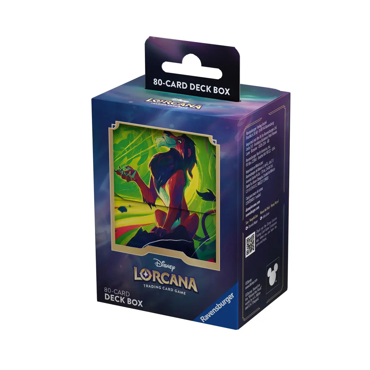 Disney Lorcana Trading Card Game: Azurblaues Meer - Deck Case Scar