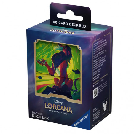 Disney Lorcana Trading Card Game: Azurblaues Meer - Deck Case Scar