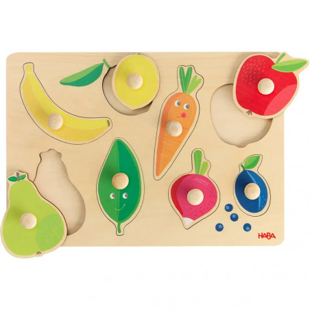 Greifpuzzle Obst Farb, (DE E F NL IT ES)