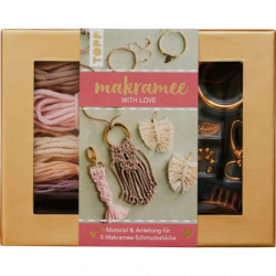 Makramee-Schmuckset Love, sortiert