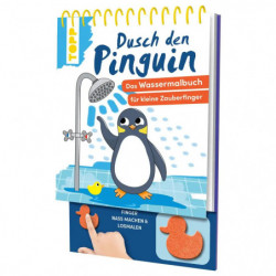 Pinguin Wassermalbuch