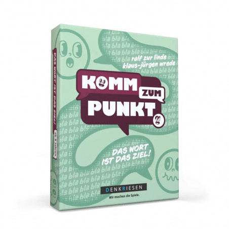 Komm zum Punkt. - Das Wort ist das Ziel!