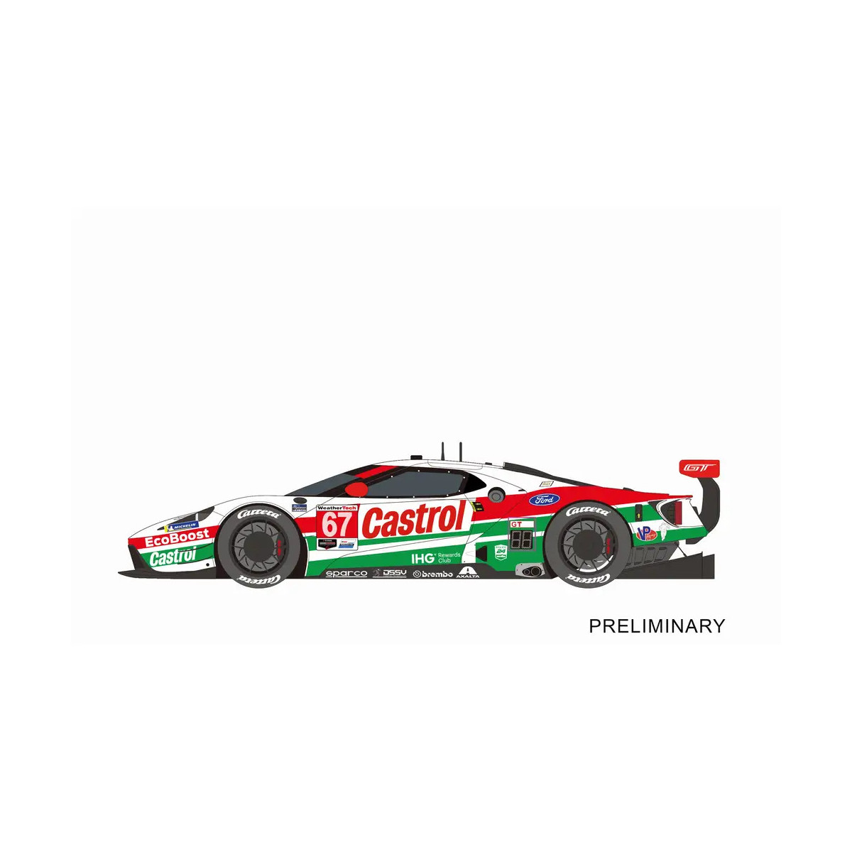 Carrera DIGITAL 124 Ford GT Race Car No.67