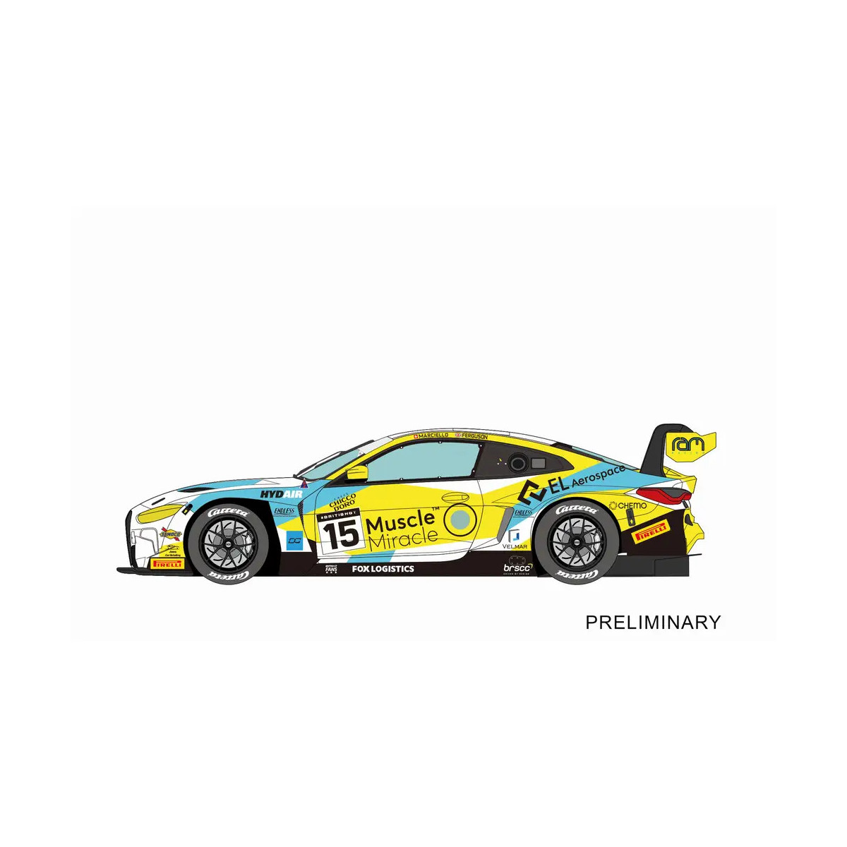Carrera DIGITAL 132 BMW M4 GT3 RAM Racing, No. 15 British GT 2024