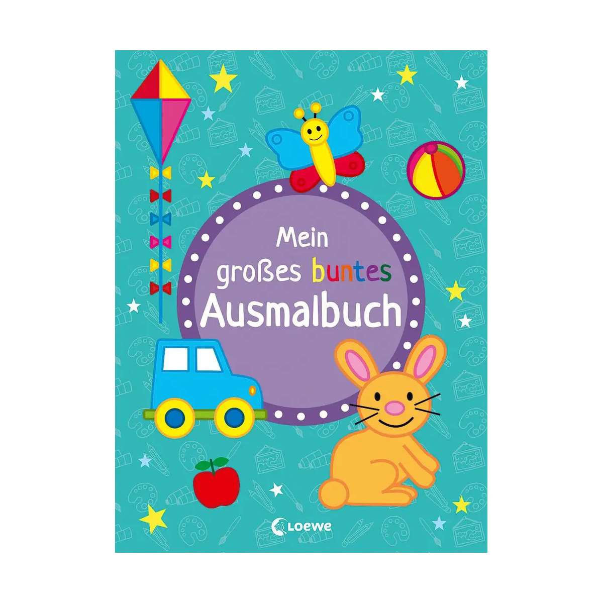 Mein großes buntes Ausmalbuch (Hase)