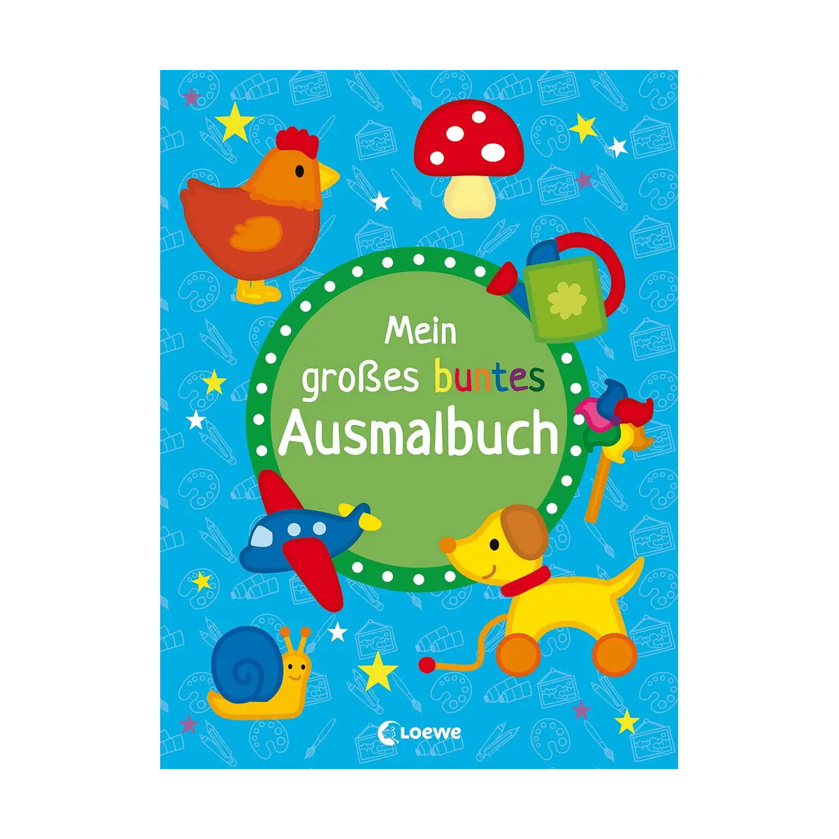 Mein großes buntes Ausmalbuch (Hund)