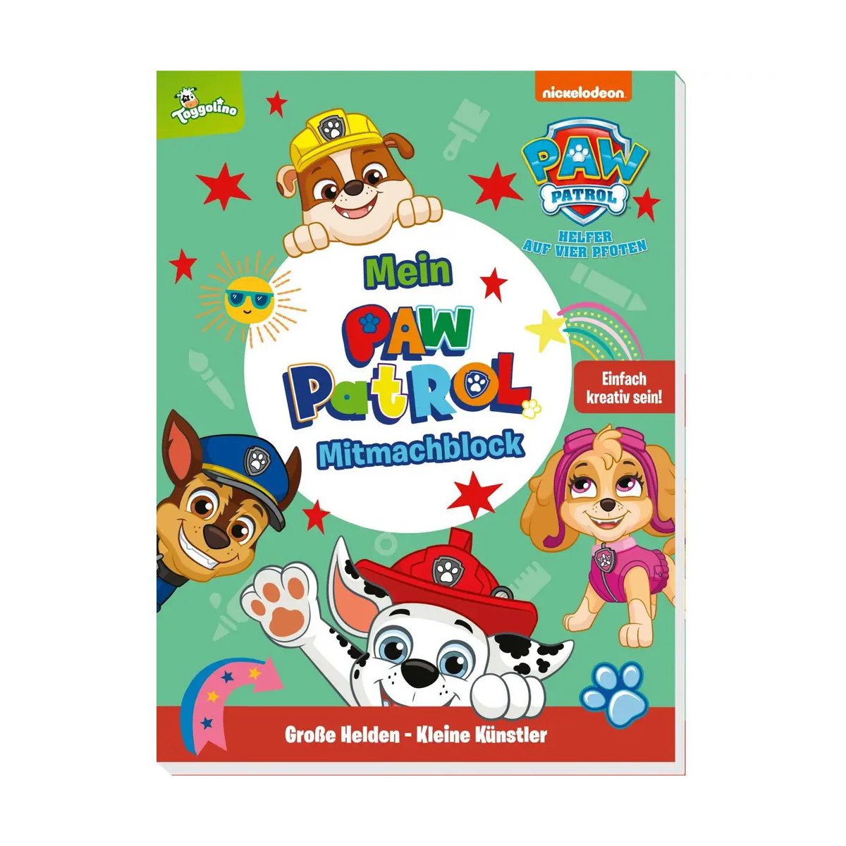 PAW Patrol: Große Helden - Kleine Künstler: Mein PAW-Patrol-Mitmachblock