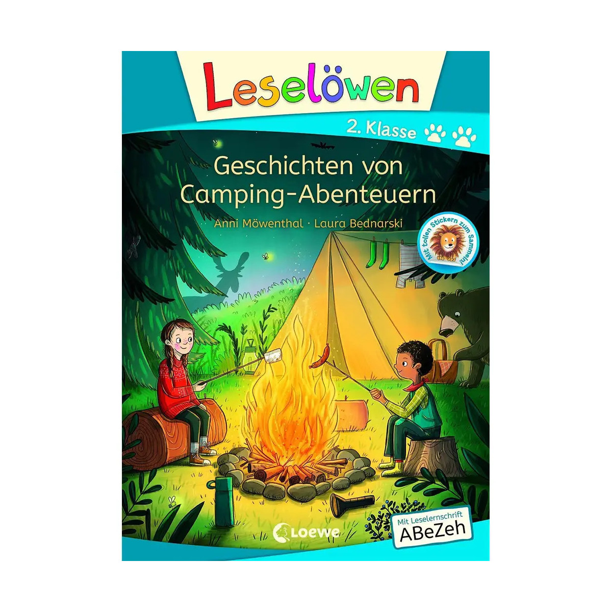 Leselöwen 2. Klasse - Geschichten von Camping-Abenteuern