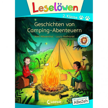 Leselöwen 2. Klasse - Geschichten von Camping-Abenteuern