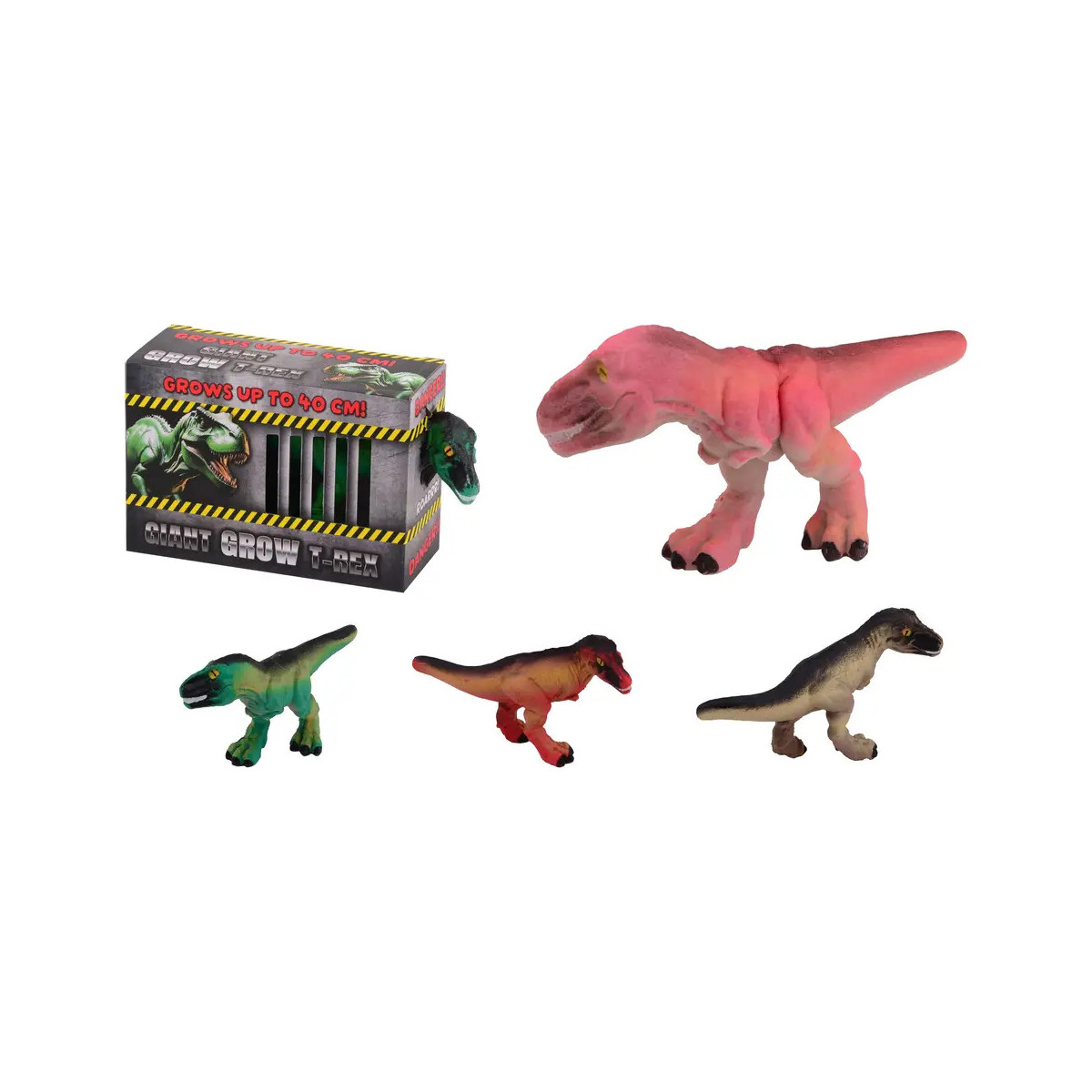 Riesiger wachsender T-Rex in Box, 3-fach sortiert
