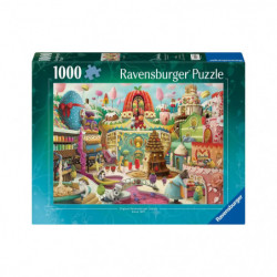 Ravensburger Puzzle 12001195 - Sweet Street - 1000 Teile Puzzle für Erwachsene und Kinder ab 14 Jahren