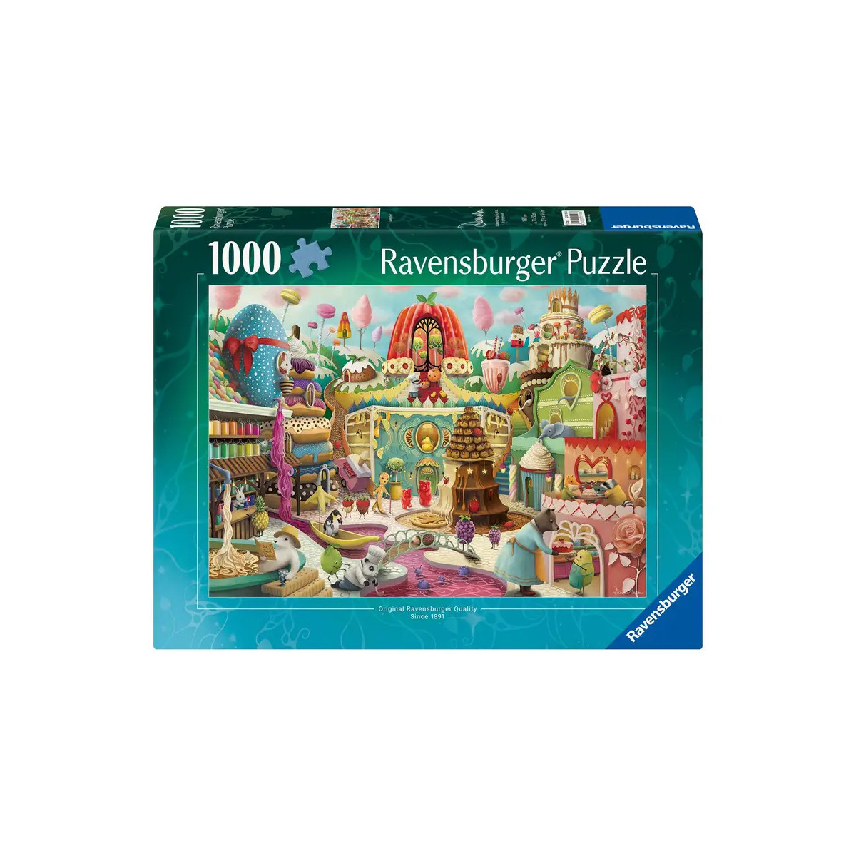 Ravensburger Puzzle 12001195 - Sweet Street - 1000 Teile Puzzle für Erwachsene und Kinder ab 14 Jahren