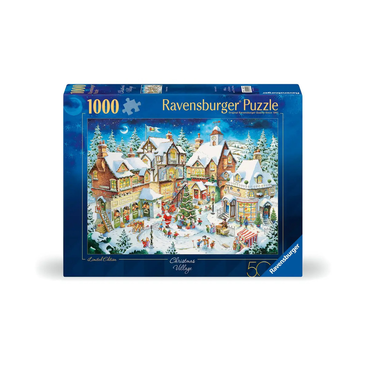 Ravensburger 50-jähriges Jubiläum: Weihnachtsdorf Limited Edition Nr.28 1000-teiliges Puzzle