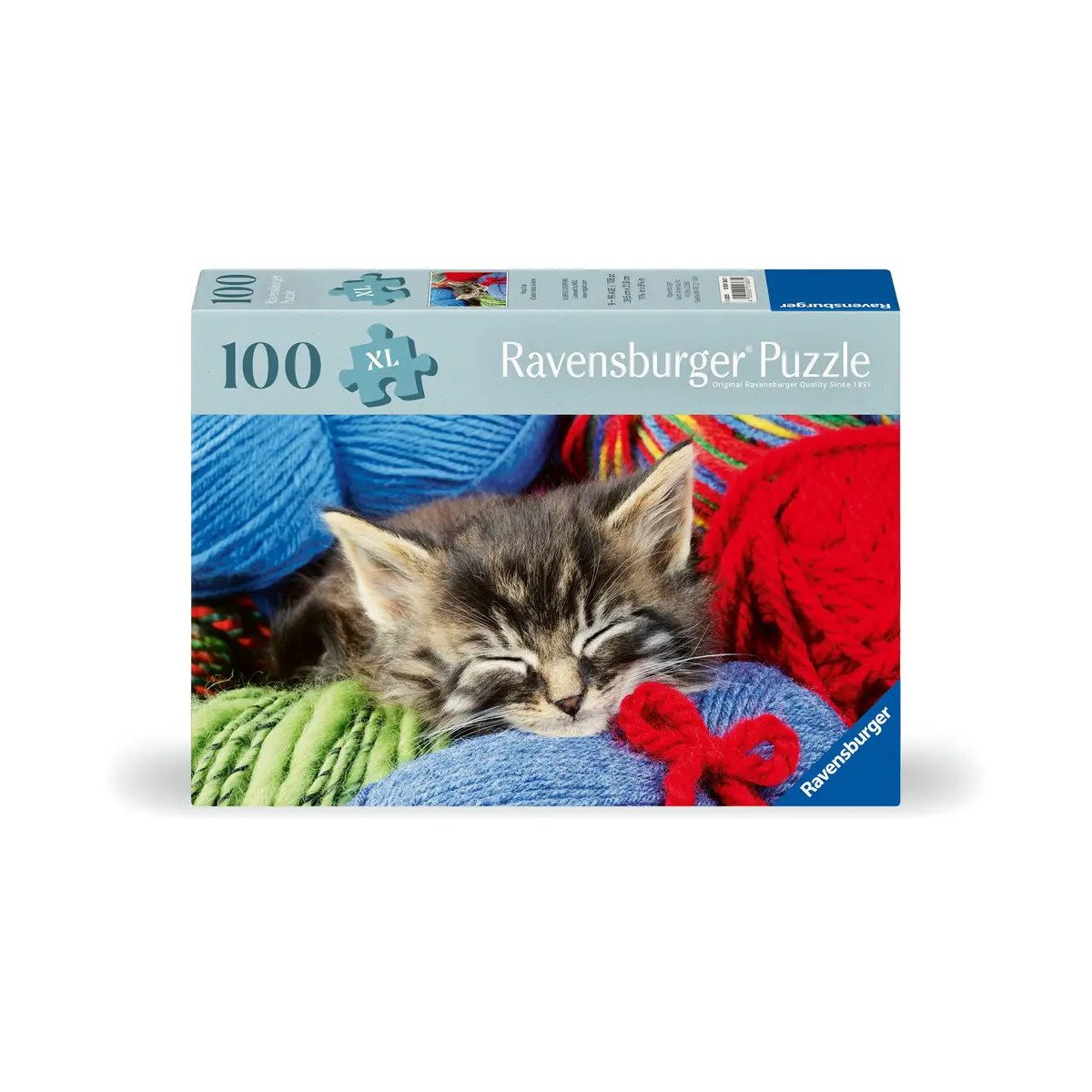 Ravensburger Puzzle 12001363 - Wollkätzchen - Puzzle für ältere Menschen und Senioren, mit 100 extra griffigen Puzzlet