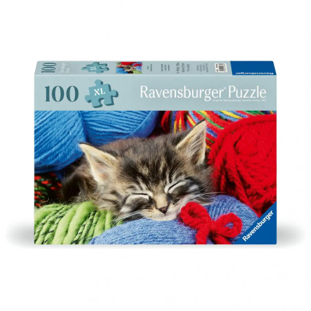 Ravensburger Puzzle 12001363 - Wollkätzchen - Puzzle für ältere Menschen und Senioren, mit 100 extra griffigen Puzzlet