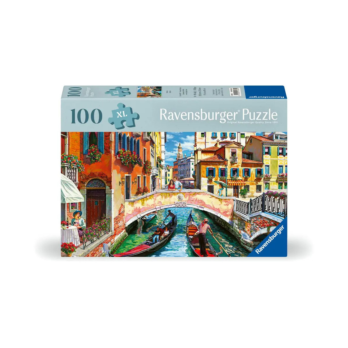 Ravensburger Puzzle 12001365 - Venedig - Puzzle für ältere Menschen und Senioren, mit 100 extra griffigen Puzzleteilen