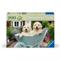 Ravensburger Puzzle 12001368 - Golden Retriever - Puzzle für ältere Menschen und Senioren, mit 200 extra griffigen Puz