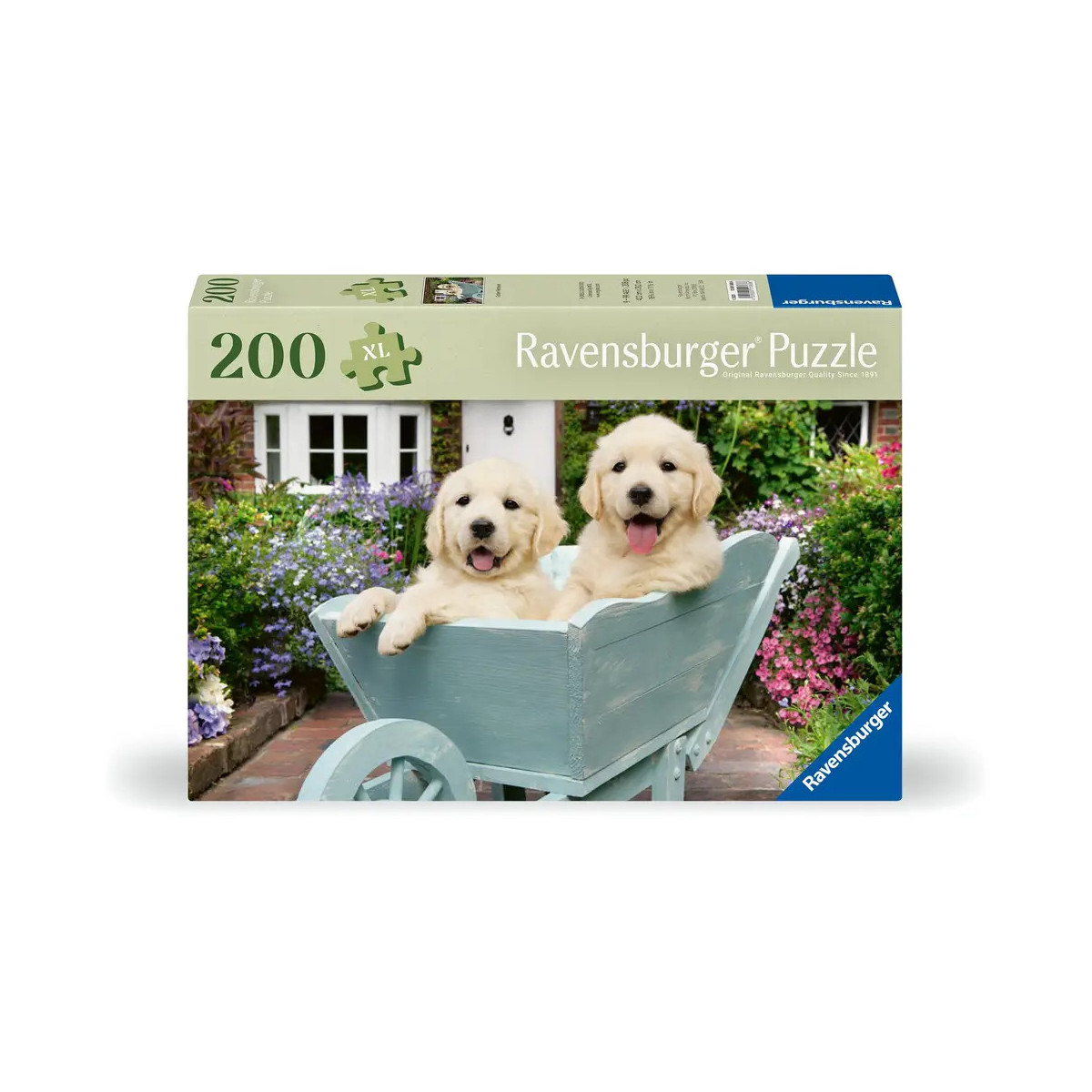 Ravensburger Puzzle 12001368 - Golden Retriever - Puzzle für ältere Menschen und Senioren, mit 200 extra griffigen Puz