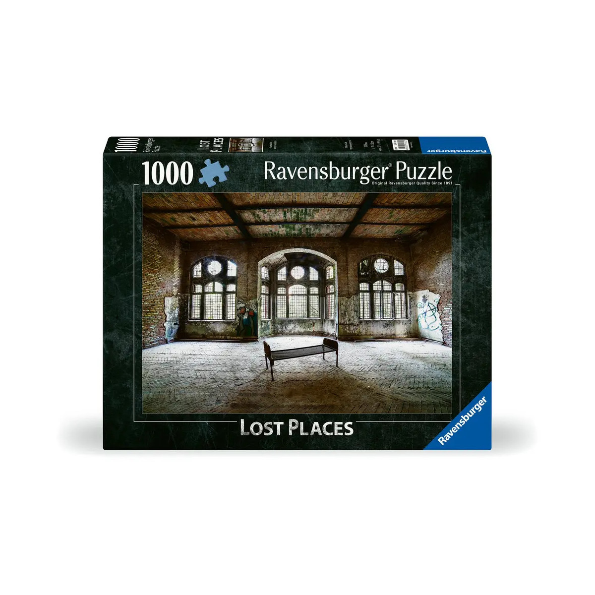 Ravensburger Puzzle Lost Places 12001392 - Frauenpavillion Beelitzer - 1000 Teile Puzzle für Erwachsene ab 14 Jahren