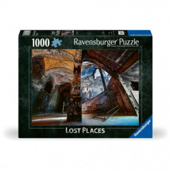 Ravensburger Puzzle Lost Places 12001393 - Alpenhaus Graffito Beelitzer Heilstätten - 1000 Teile Puzzle für Erwachsene