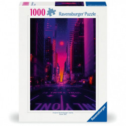 Ravensburger Puzzle 12001436 - New York in Neon - 1000 Teile Puzzle für Erwachsene und Kinder ab 14 Jahren