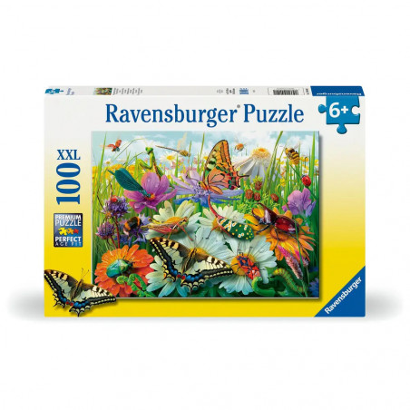 Ravensburger Kinderpuzzle - 12004049 Wunderwelt der Insekten - Insekten-Puzzle für Kinder ab 6 Jahren, mit 100 Teilen
