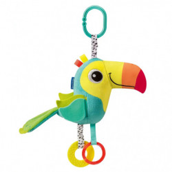 Ravensburger 12034048 Play+ Baby Activity-Tukan – Spielzeug ab 0 Monate, Kinderwagenspielzeug, Plüschtier