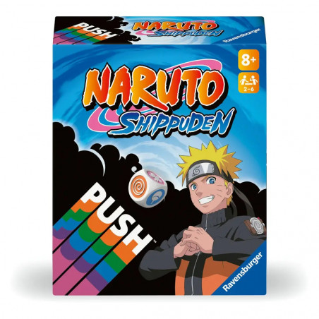 Ravensburger 22888 Naruto Shippuden PUSH - Unterhaltsames und risikoreiches Kartenspiel zur Animeserie Naruto Shippude