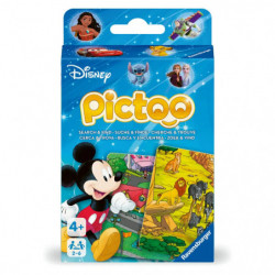 Ravensburger 23478 - Pictoo Disney Kartenspiel -  Schnelles Karten-Suchspiel für Kinder ab 4 Jahren, Familienspiel für