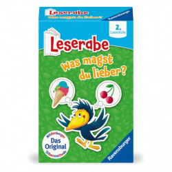 Ravensburger 23497 - Leserabe - Was magst du lieber - Kartenspiel zum Lesen lernen mit Spaß - 2. Klasse, für Kinder a