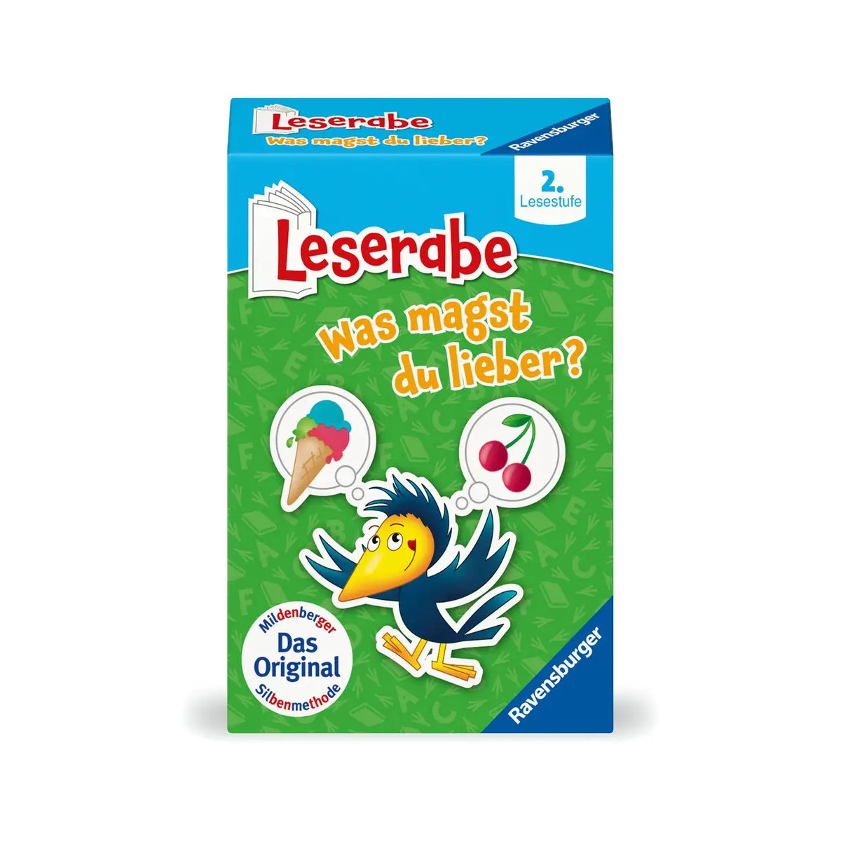 Ravensburger 23497 - Leserabe - Was magst du lieber - Kartenspiel zum Lesen lernen mit Spaß - 2. Klasse, für Kinder a
