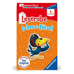 Ravensburger 23498 - Leserabe - Scherz-Rätsel - Kartenspiel zum Lesen lernen mit Spaß - 1. Klasse, für Kinder ab 6 Jah