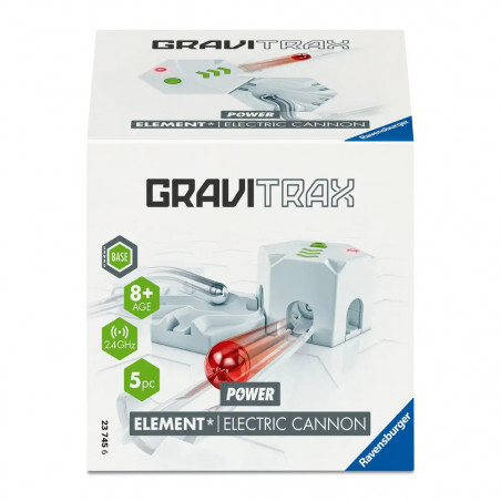 Ravensburger GraviTrax POWER Element Electric Cannon 23745 - elektronische Erweiterung für deine Kugelbahn - Murmelbah